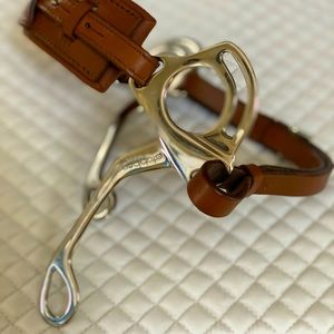 Stubben Steeltec Hackamore Bitless Bit, Horse size